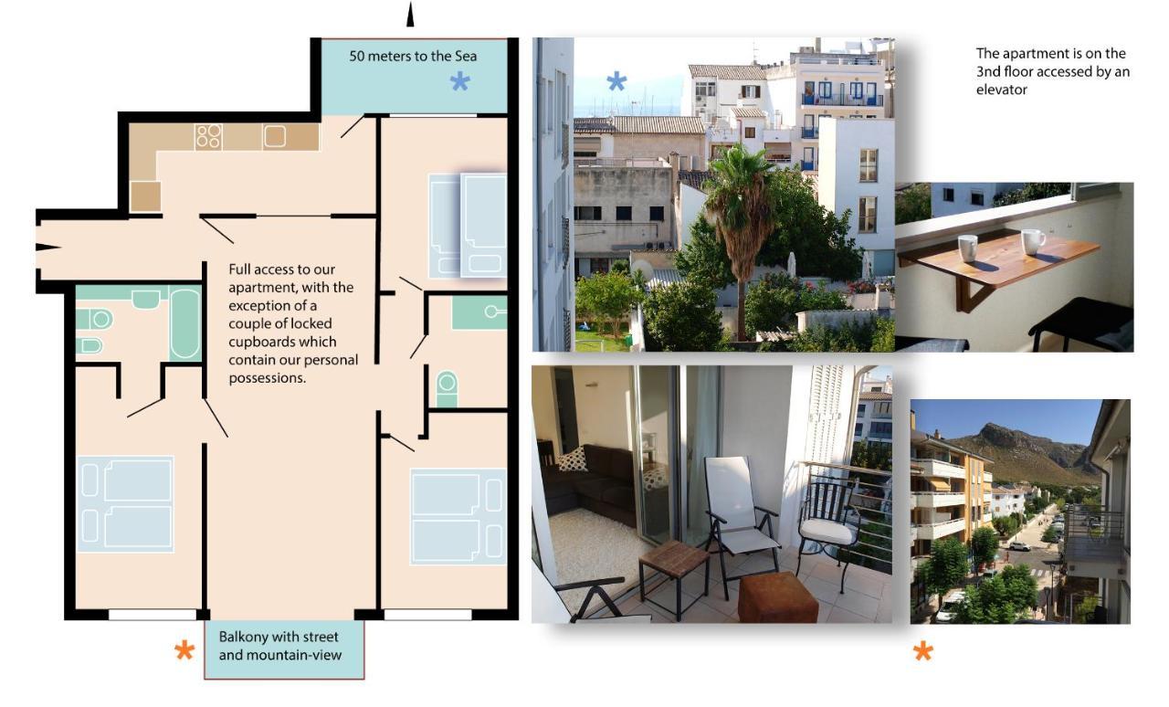 Appartamento Casa Andersen Port de Pollença Esterno foto
